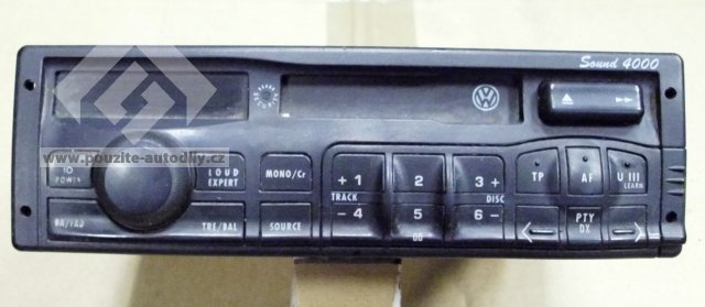Autorádio GRUNDIG, SOUND 4000, originál 2D0035160A, VW LT II 97-07 MB SPRINTER