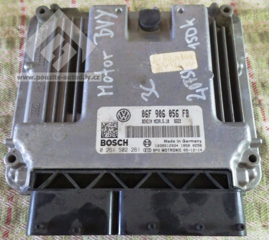 Řídící jednotka benz. motoru 2,0FSi 06F906056FB VW Passat 3C