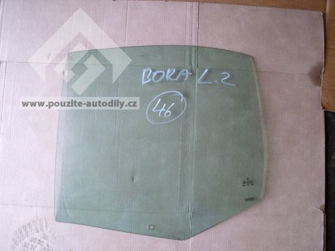 Sklo dveří vlevo vzadu - zelené, VW Bora, 1J5845025G
