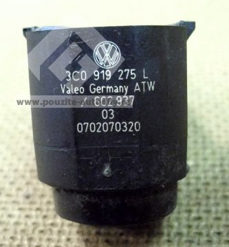 Parkovací senzor VW Passat B6, 3C0919275L ultrazvukové čidlo
