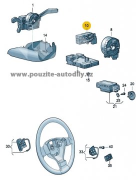 Čidlo úhlu řízení VW Passat B6 3C0959654