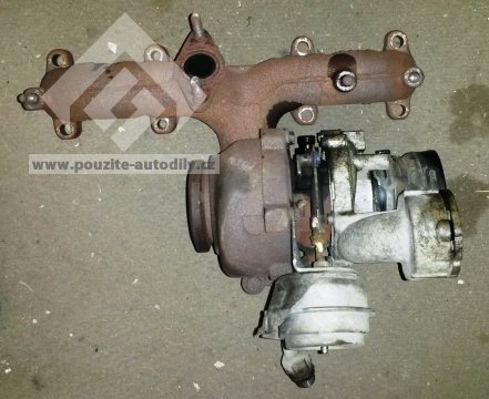 Turbo s výfukovým potrubím VW 1,9TDi, 038253016K, GARRETT (gpc-13847)"Nápověda  Zpět