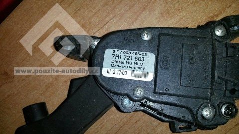 Pedál plynu s elektronic. modulem VW 7H1721503