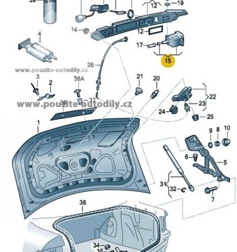 Motorek nastavovací VW Caddy, Passat, Touareg, T5 3B5827061C