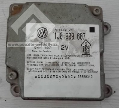 Řídicí jednotka airbagu 1J0909607, originál VW Passat B5