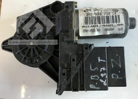 Motor stahování okna vpravo vzadu VW Passat B5, 3B9839752CK