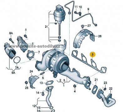 Těsnění 03L253039B VW