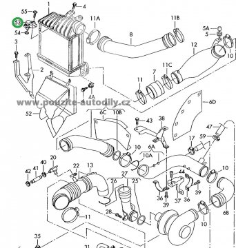 Čidlo tlaku originál VW 038906051B, Bosch 0281002399