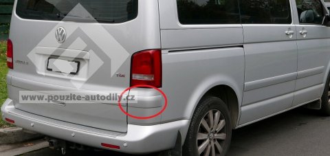 Lišta na zadní stěnu vpravo 7H5853982B VW T5 7H Multivan