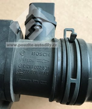 Měřič hmotnosti vzduchu VW 038906461B Bosch 0281002531