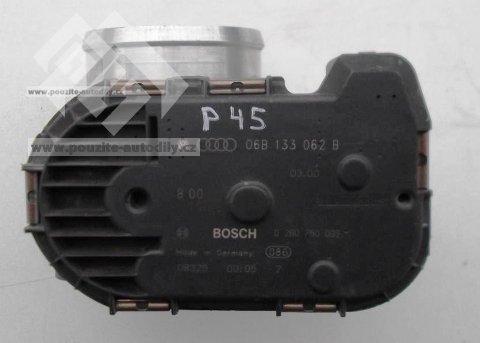 Škrtící klapka 06B133062B, 06B133062M Bosch VW PASSAT B5