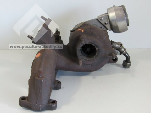 Turbo s výfukovým potrubím 038253016B VW Polo 9N