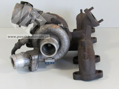 Turbo s výfukovým potrubím 038253016B VW Polo 9N