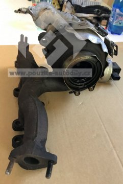 Turbo s výfukovým potrubím 03L253056B VW 2.0TDi