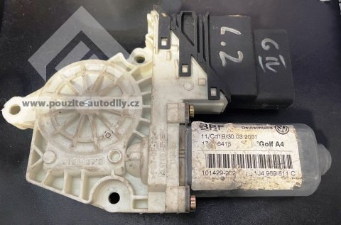 Motor stahování okna 1J4959811C vlevo vzadu VW Bora, Golf IV