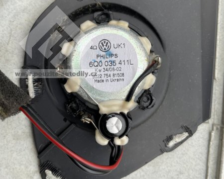 Kryt A-sloupku 6Q0867233F reproduktor 6Q0035411L VW Polo 9N