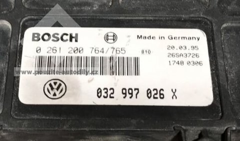 032997026X Řídící jednotka motoru ABU 1.6i benzín VW Golf 3