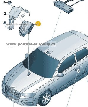 5Q0951605A Výstražná signalizace Audi, VW, Škoda, Seat