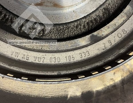 03D105333 spojka 1.2 HTP VW Polo 9N setrvačník, přítlačák
