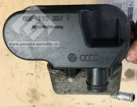 06F115397F, 06D117021C Držák olejového filtru 2,0TFSi VW