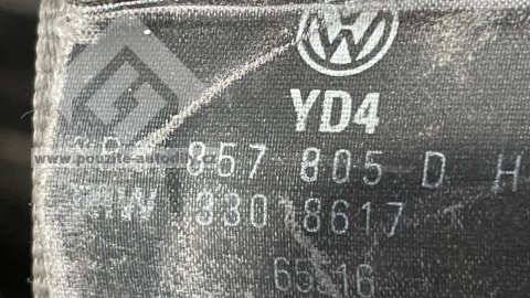 3B9857805D Bezpečnostní pás zadní levý VW Passat B5 3B combi