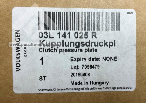 03L141016K, 03L141025R Přítlačný talíř LuK VW, Audi, Seat, Škoda