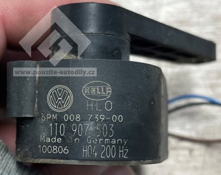 1T0907503, 7L6616571 Čidlo úrovně naklápění světel VW, Audi, Škoda Seat