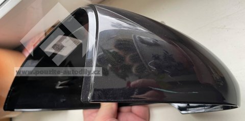 3G0857537H Kryt levého zpětného zrcátka, Deep Black, VW Arteon 3H, Passat B8 3G