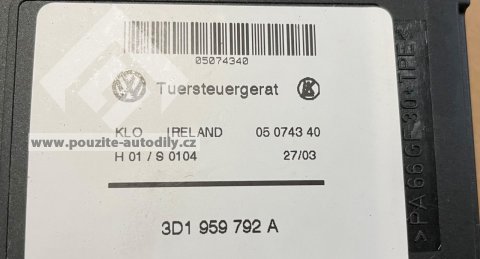 3D1959792A, 7L0959702A Motorek stahování okna přední pravý VW Touareg