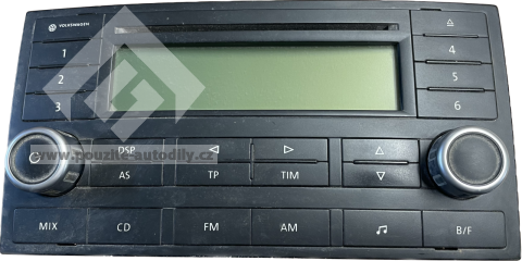 Autoradio CD Delta 7L6035195DX s kodem VW Touareg 7L, Sharan 7M