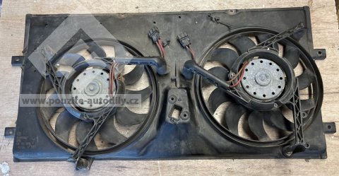 701121207K Věnec ventilátoru + 701959455AG ventilátor chladiče VW Transportér T4 7D 2.5 TDi