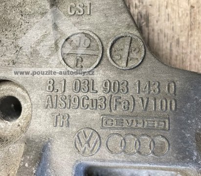 03L903143Q Držák alternátoru a čerpadla 1.6TDi / 2.0TDi VW, Škoda, Audi, Seat