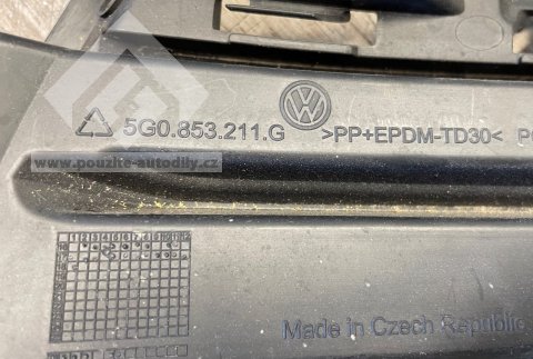 5G0853211G Mřížka do předního nárazníku vlevo VW Golf VII 5G 11.16-19 lift