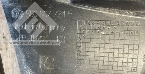 5G0807724F Výztuha do předního nárazníku vpravo VW Golf VII BQ 17-20 lift