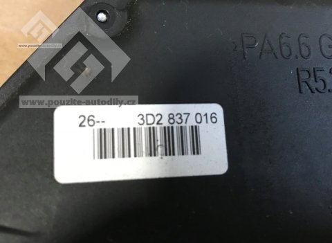 3D2837016, 3D2837016J Zámek dveří přední pravý VW CADDY 2K, GOLF 1K / 5K, GOLF PLUS 5M, JETTA 1K, Škoda Octavia II 1Z