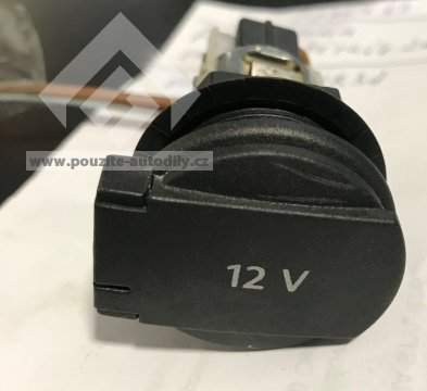 Zásuvka s víčkem 12V, pro zapalovač 1J0919309B VW, Audi Seat Škoda