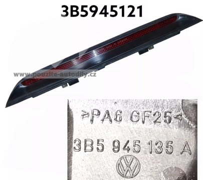 3B5945135A / 3B5945121 Brzdové světlo VW Passat B5 3B 97-00