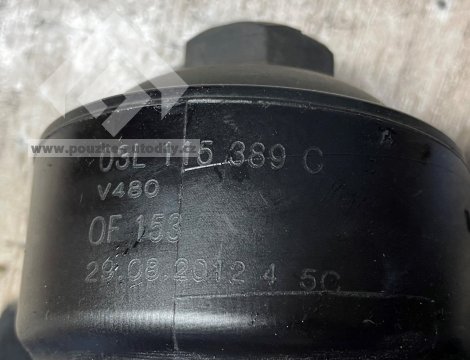 03L115389C / 03L117021C Držák olejového filfru s chladičem VW, Audi, Škoda, Seat