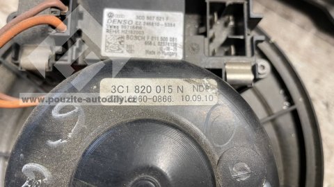 Motorek topení 3C1820015N, regulátorem větráku 3C0907521F VW