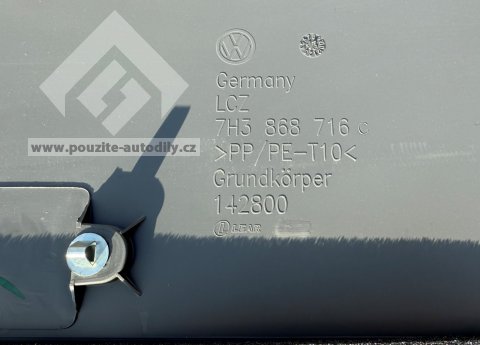 Vyplň boční stěny vpravo vzadu 7H3868716C VW Transporter T5 T6 Long Nová