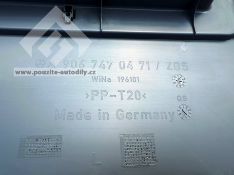 Panel křídlových dveří levý 2E1867627E / A9067470471 VW Crafter 2E, MB Sprinter W906 Nový