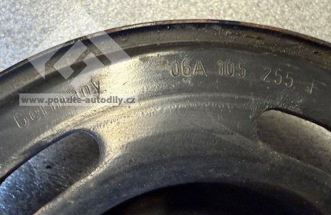 06A105255F Řemenice klikového hřídele 1.6 VW, Audi, Škoda, Seat