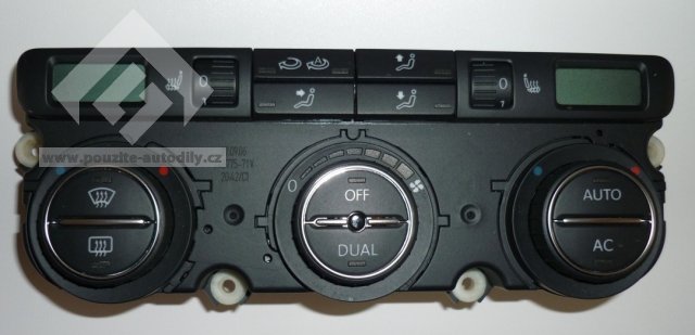 Jednotka pro ovládaní klimatizace VW Passat 3C, 3C0907044CB