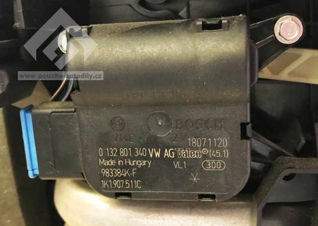 Servomotorek 1K1907511C nastavení klapky ovládaní teploty VW