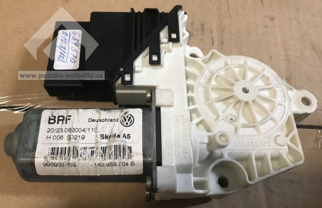 1K0959704B Motor spouštění oken vzadu vpravo VW Touran 1T, Seat, Škoda