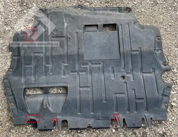 3C0825235K, 3C0825237F, Kryt pod motor, tlumení VW Passat 3C