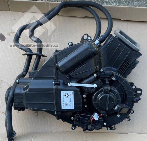 7LA819004D Skříň topení vzadu + ventilátor, regulátor, servomotorek, VW Transportér T6 15-23