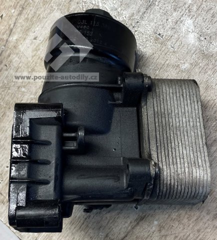 03L115389C / 03L117021C Držák olejového filfru s chladičem VW, Audi, Škoda, Seat