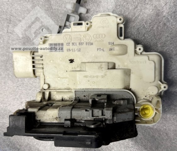 3C1837015A Zámek dveří vlevo vpředu vnitřní VW, Audi, Škoda, Seat